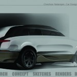Audi ESQUE by Chezhian Natarajan : Concept Sketches 