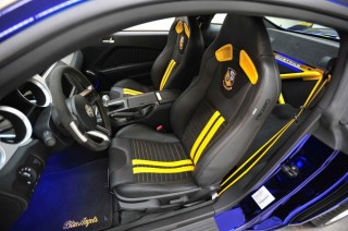 Ford 'Blue Angels' Mustang Interior : Offset Stripes