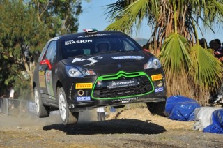 2011 IRC Rallye Sanremo : BIASION Mathieu in the Renault Clio R3 Trophy 