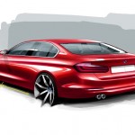 2012 BMW 3 Series Design Sketches Rear 3/4