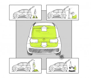 Fiat Nuova Panda Wide & Low Loading Boot Lip