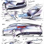 Toyota FT-86 I Concept Design Sketches