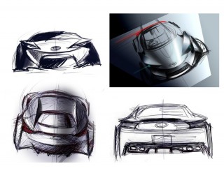 Toyota FT-86 I Concept Design Sketches