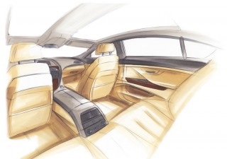 BMW 6 Series Gran Coupe : Interior Design Sketches
