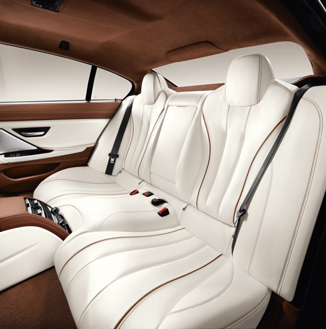 BMW 6 Series Gran Coupe : Rear Seats BMW 6 Series Gran Coupe : Rear Seats