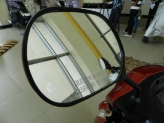 Mahindra Duro 125 DX : Better Visibility Rear View Mirrors