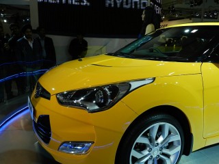 Hyundai Veloster at the 11th Auto Expo 2012 : Details