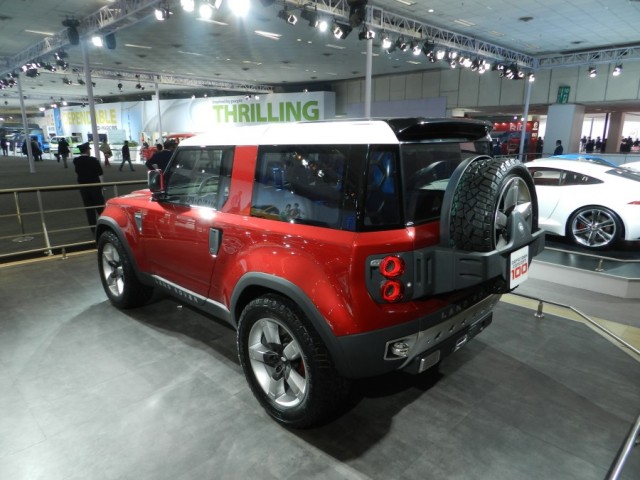 Land Rover Defender Concept 100 at the 11th Auto Expo 2012 : Rear