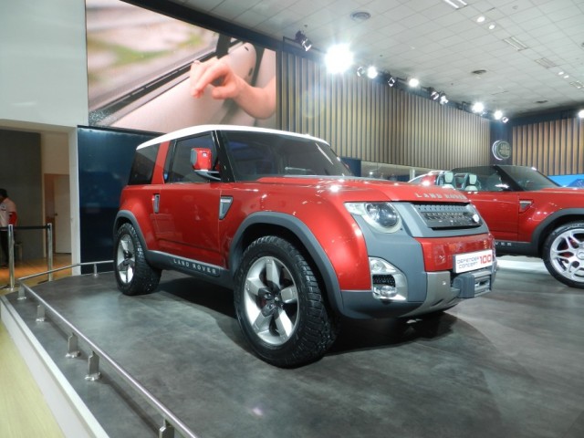 Land Rover Defender Concept 100 at the 11th Auto Expo 2012