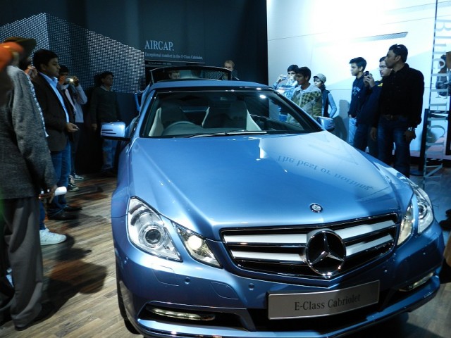 Mercedes-Benz E-Class Cabriolet at the 11th Auto Expo