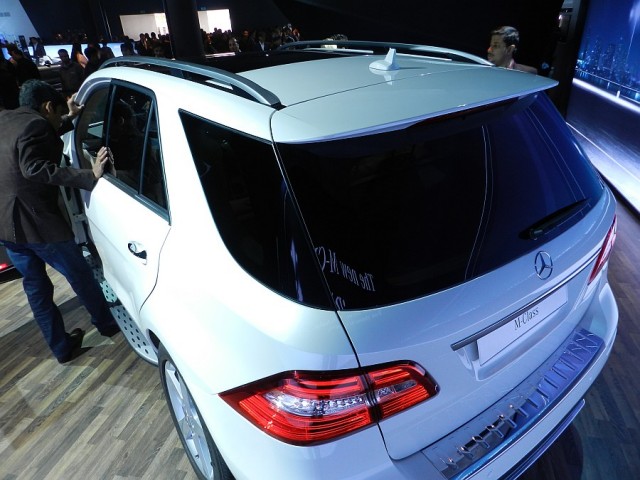 Mercedes-Benz New M-Class at the 11th Auto Expo: Rear