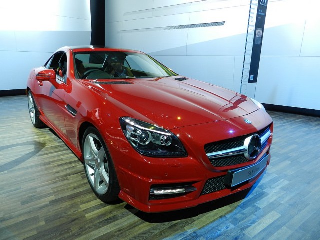 Mercedes-Benz New SLK Class at the 11th Auto Expo 2012