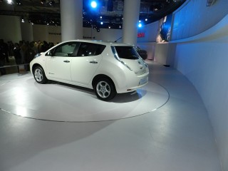 Nissan Leaf at the 11th AutoExpo 2012 : Rear