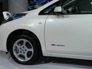 Nissan Leaf at the 11th AutoExpo 2012 : Rear