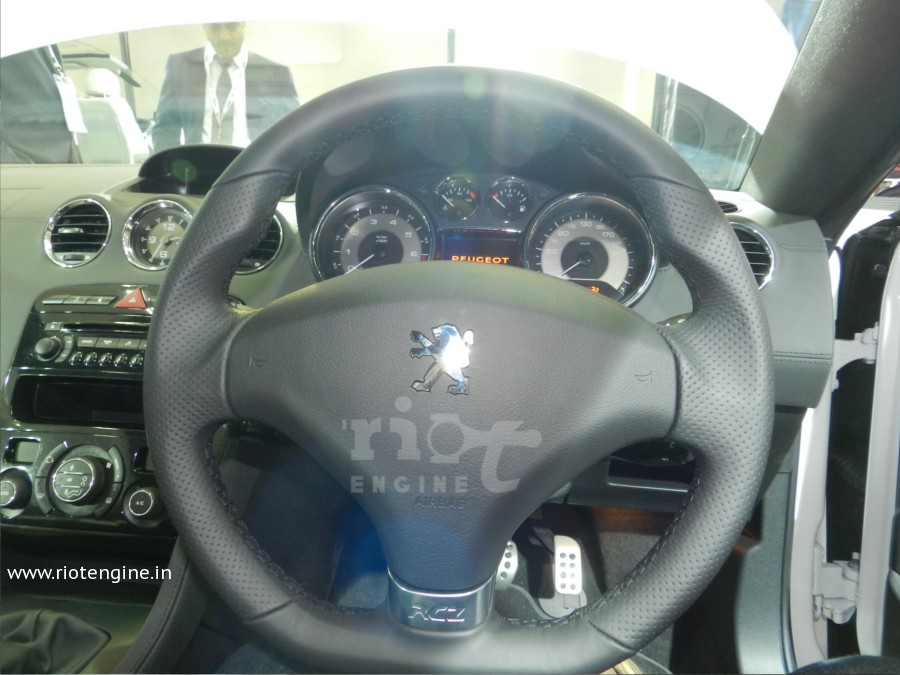Peugeot RCZ Coupe at the 11th Auto Expo 2012 Steering Wheel