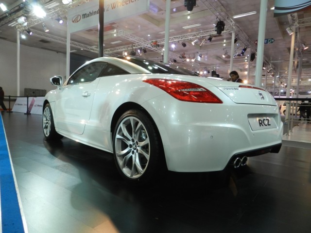 Peugeot RCZ Coupe at the 11th Auto Expo 2012 : Rear