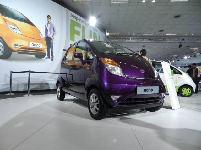 Damson Purple Nano LX at the 11th Auto Expo 2012