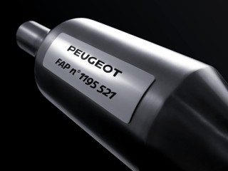 Production Serial Number on the Particulate Filter in the Peugeot 908 HDi FAP's engine