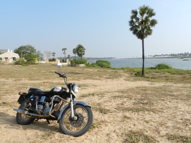2002 Royal Enfield Bullet Electra on the side stand
