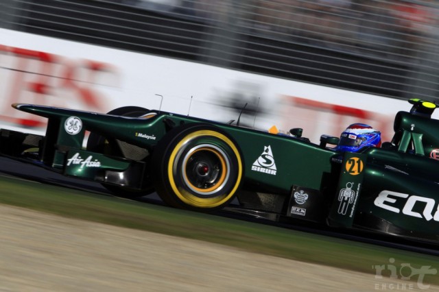 F1 2012 Australian GP : Vitaly Petrov in the Caterham CT01 Renault
