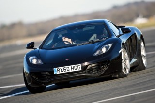 Black MP4-12C at Dunsfold Park, BBC Top Gear (TG) Test Track