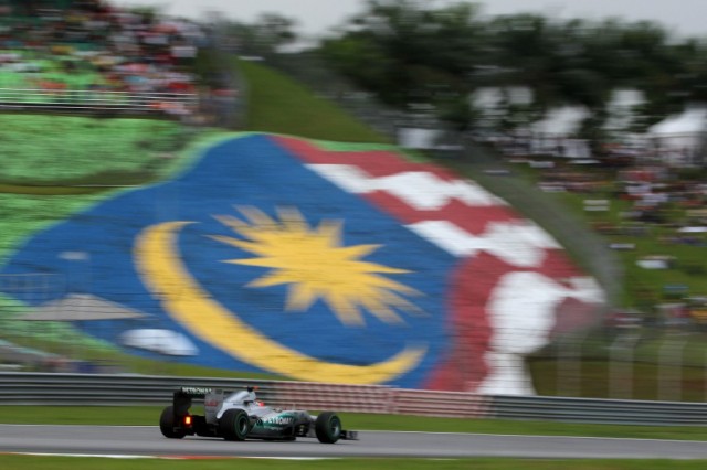 Michael Schumacher at the F1 2012 Malaysian Grand Prix : Race Day (Photo 3)