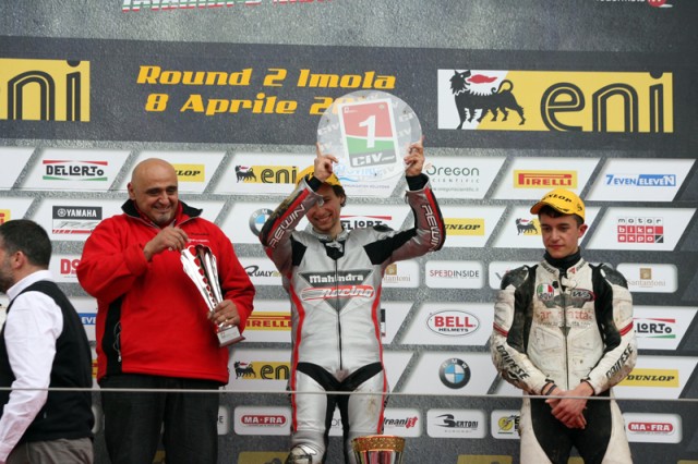 CIV 2012 Imola :  Podium For Ricardo Moretti, Mahindra Racing