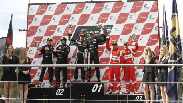 Podium : 2012 FIA GT1 World Championship : Round 2 - Zolder, Belgium