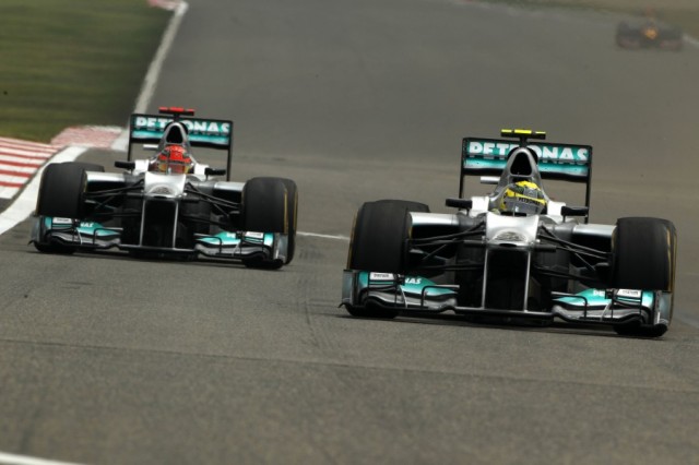 Nico Rosberg, Michael Schumacher, Mercedes AMG Petronas : 2012 Formula 1 Chinese GP Qualifying Photo 06