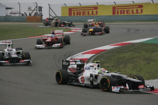 Sergio Perez, Sauber F1 Team 2012, Formula 1 Chinese Grand Prix Race