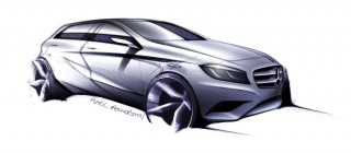 Mercedes-Benz New A-Class 2012 : Design Sketch 07