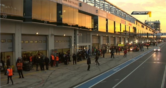 Morning in the Nurburgring pits on the 20th May 2012