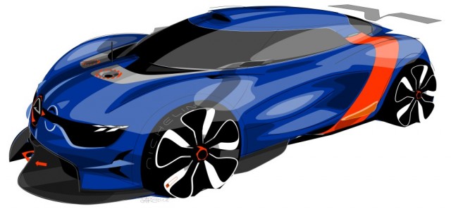 Renault Alpine A110 50 Design Sketch 04