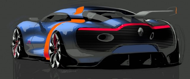 Renault Alpine A110 50 Design Sketch 06