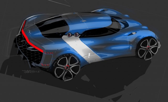 Renault Alpine A110 50 Design Sketch 07