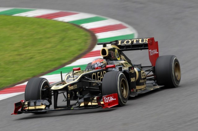 Romain Grosjean, Lotus F1 Team : Formula 1 2012, Mugello Testing 04