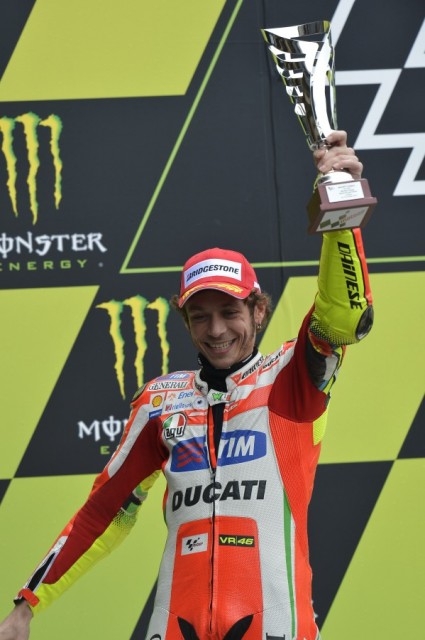 Valentino Rossi Podium Finish 2012 MotoGP Grand Prix Of France Le Mans 05