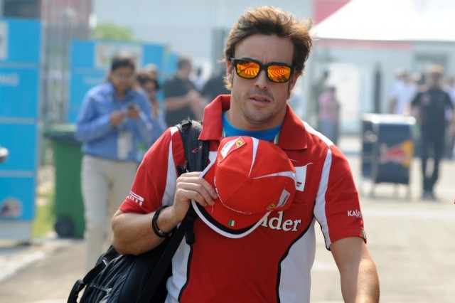 Fernando Alonso Indian Grand Prix at Buddh International Circuit 03