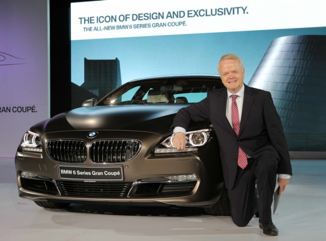 Mr Philipp von Sahr, President, BMW Group India at the launch of all-new BMW 6 Series Gran Coupe