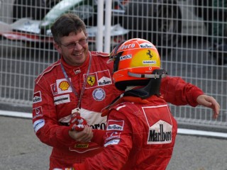 Michael Schumacher & Ross Brawn, Scuderia Ferrari