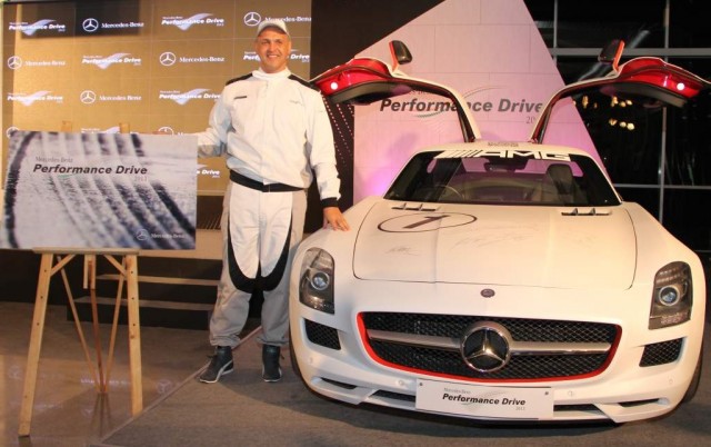 Mr. Eberhard Kern, Managing Director & CEO, Mercedes-Benz India launching the Mercedes-Benz Performance Drive Experience