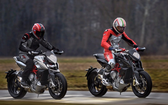 MV Agusta Rivale 800 spotted testing