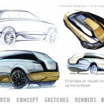 Audi ESQUE by Chezhian Natarajan : Ideation Sketches