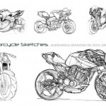 Chezhian Natarajan Motorcycle Sketches