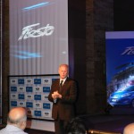 Michael Boneham, President, Ford India at the Ford Fiesta Launch