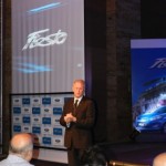 Michael Boneham, President, Ford India at the Ford Fiesta Launch