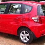 Honda Jazz left rear three quarters facelift