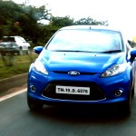 All New Ford Fiesta on the Chennai Bangalore Highway