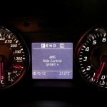 AMG Ride Control selected mode displayed on the dash