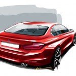 2012 BMW 3 Series Design Sketches Rear 3/4